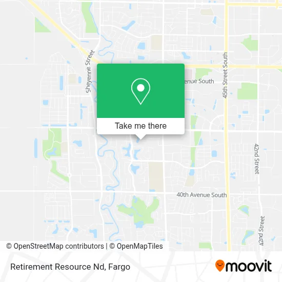 Retirement Resource Nd map