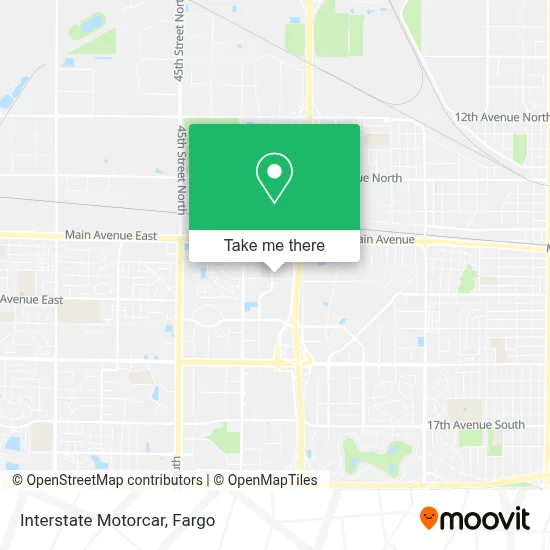 Interstate Motorcar map
