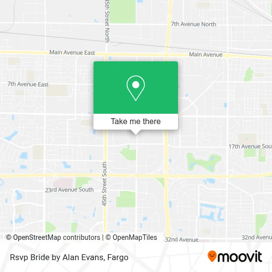 Rsvp Bride by Alan Evans map