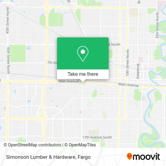 Simonson Lumber & Hardware map