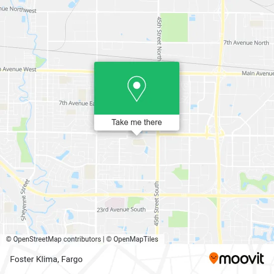 Foster Klima map