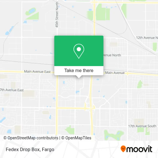Fedex Drop Box map