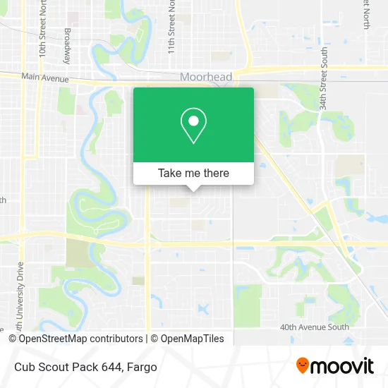 Cub Scout Pack 644 map