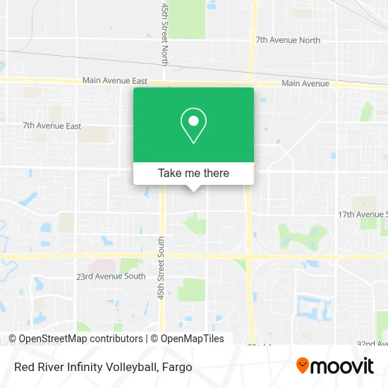 Red River Infinity Volleyball map