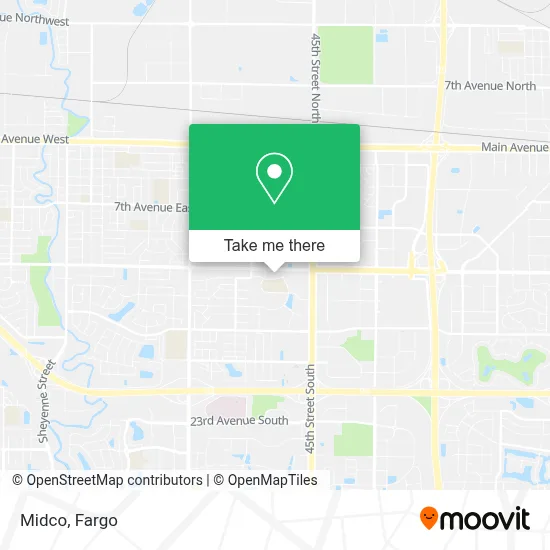 Midco map