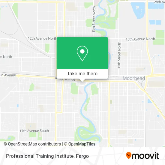Professional Training Institute map