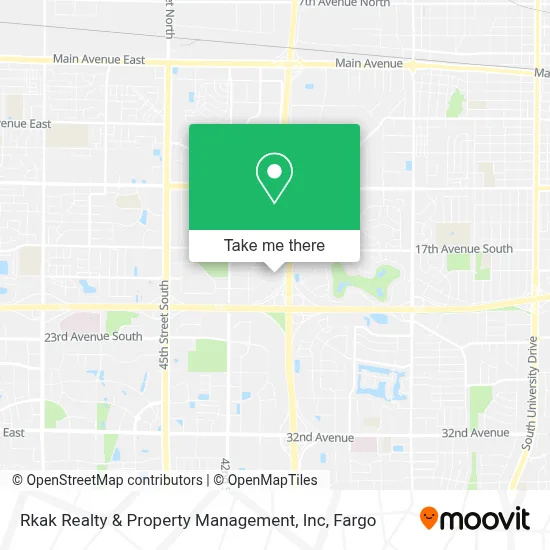 Mapa de Rkak Realty & Property Management, Inc