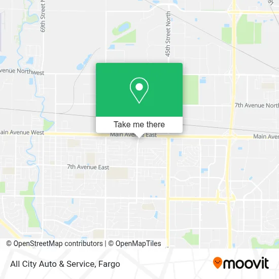 All City Auto & Service map