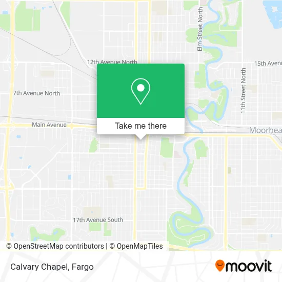 Calvary Chapel map