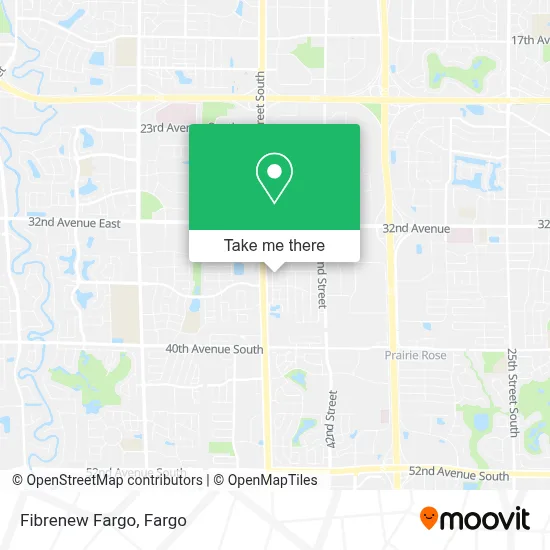 Fibrenew Fargo map