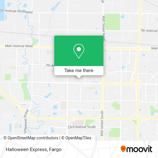 Halloween Express map