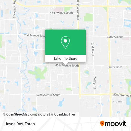 Jayne Ray map
