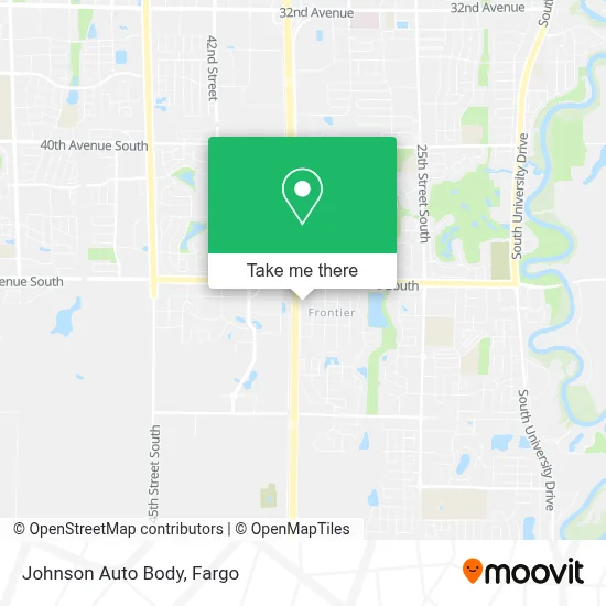 Johnson Auto Body map