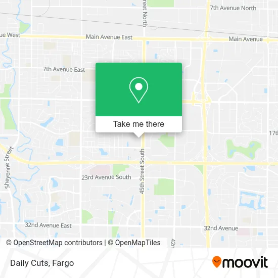 Daily Cuts map