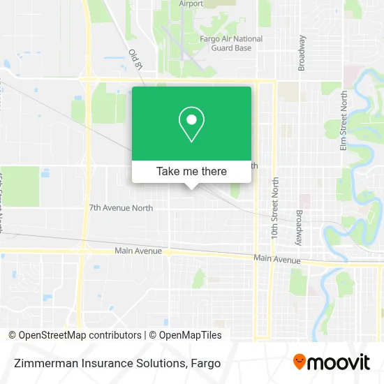 Zimmerman Insurance Solutions map
