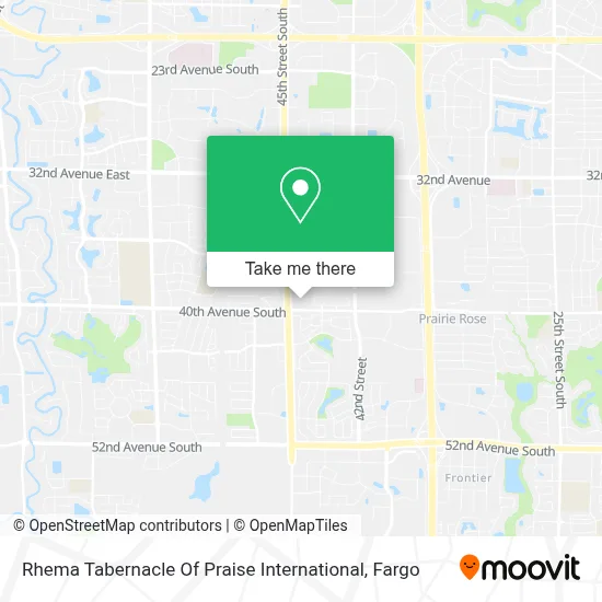 Rhema Tabernacle Of Praise International map