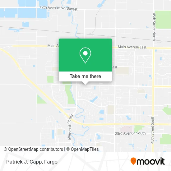 Patrick J. Capp map
