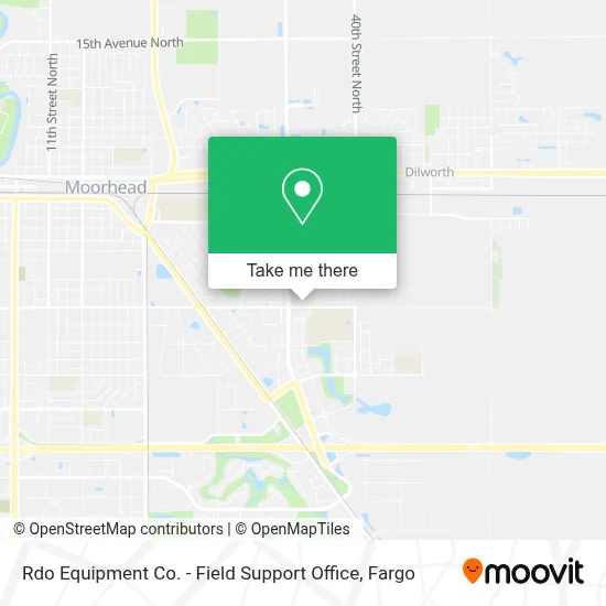 Mapa de Rdo Equipment Co. - Field Support Office