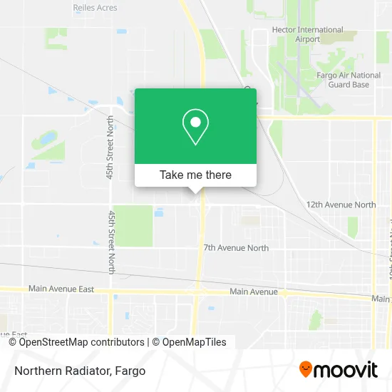 Northern Radiator map