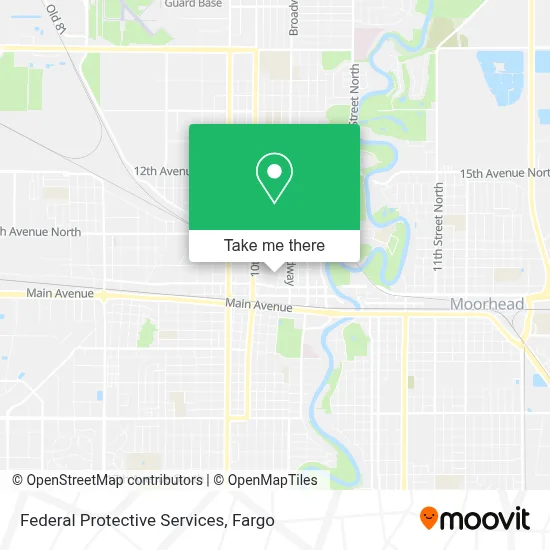 Federal Protective Services map