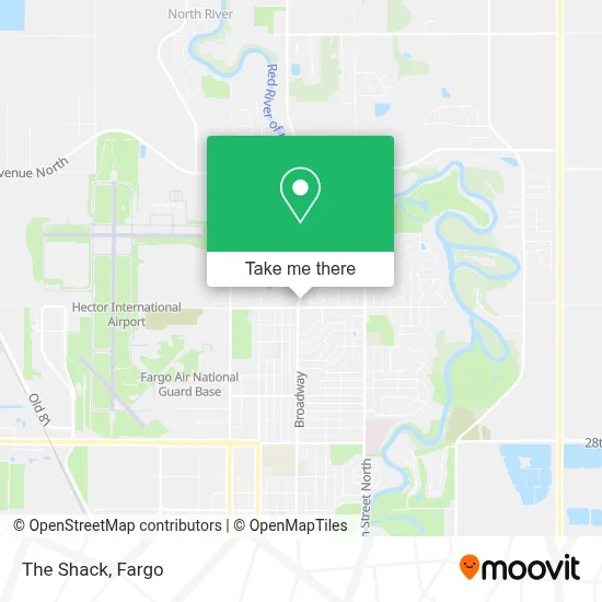 The Shack map