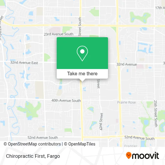 Chiropractic First map