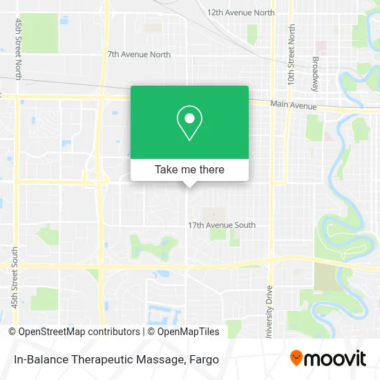 In-Balance Therapeutic Massage map