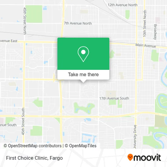 First Choice Clinic map