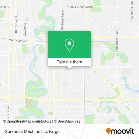 Sorkness Machine Llc map