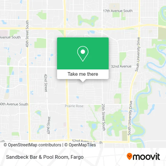 Sandbeck Bar & Pool Room map