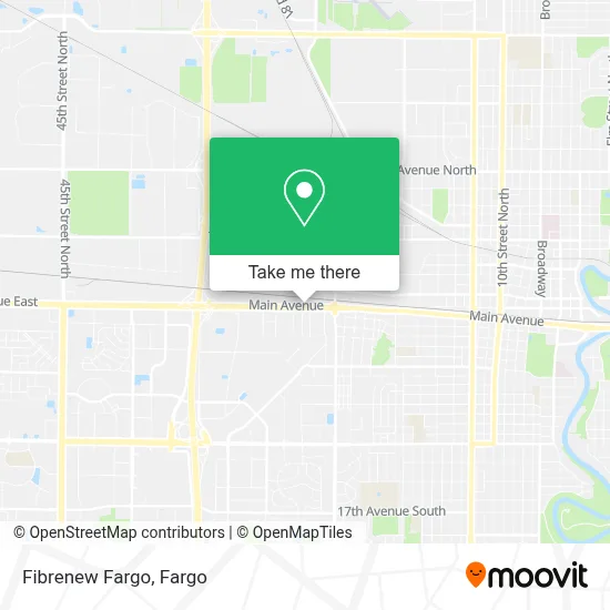 Fibrenew Fargo map