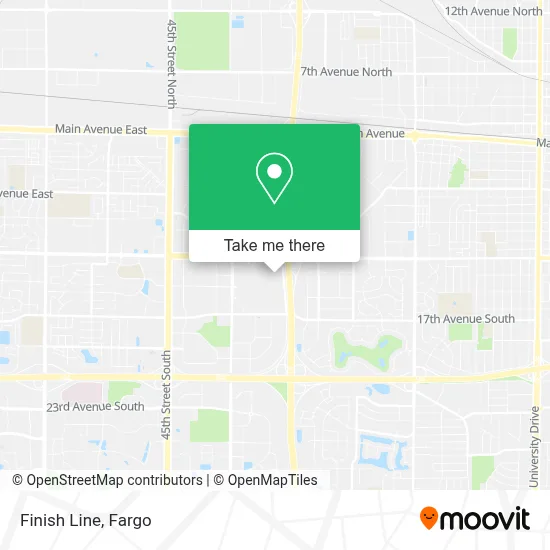 Finish Line map