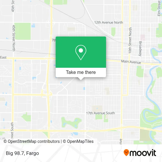 Big 98.7 map