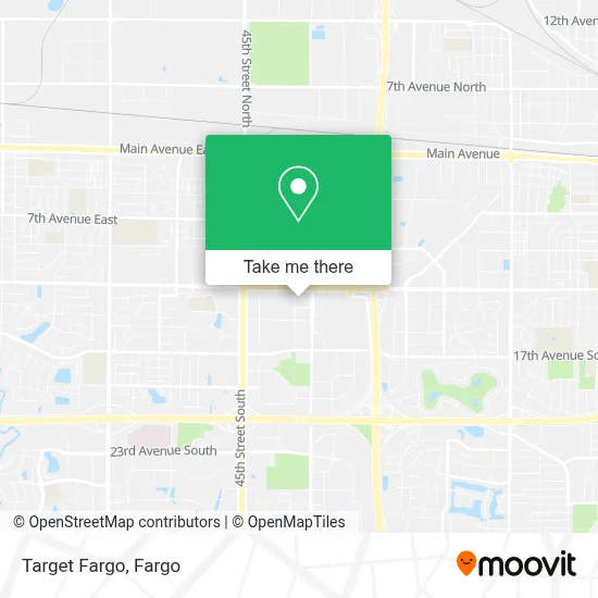 Target Fargo map