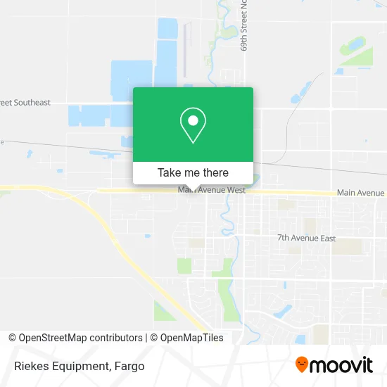 Riekes Equipment map