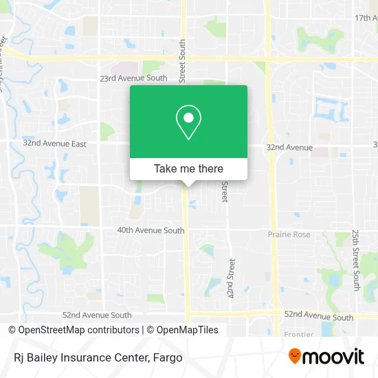 Mapa de Rj Bailey Insurance Center