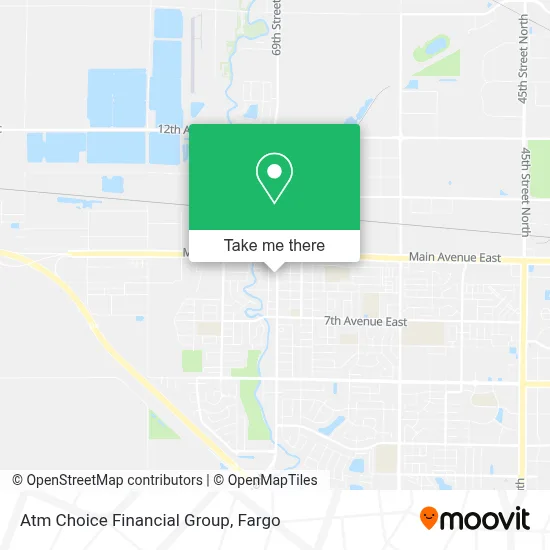 Atm Choice Financial Group map