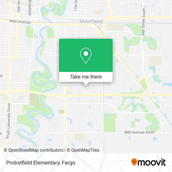 Probstfield Elementary map