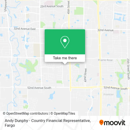 Andy Dunphy - Country Financial Representative map