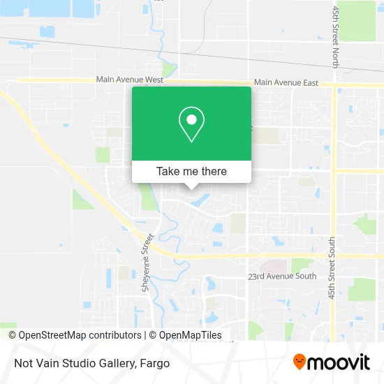 Not Vain Studio Gallery map