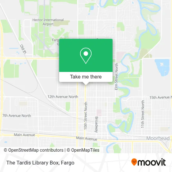 The Tardis Library Box map