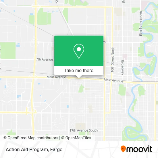 Action Aid Program map