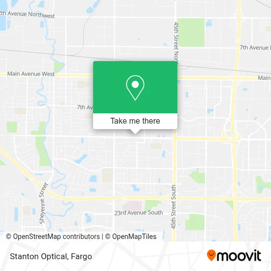 Stanton Optical map