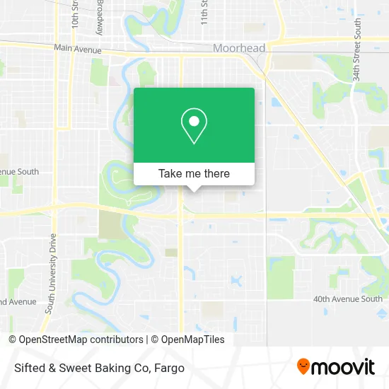 Sifted & Sweet Baking Co map
