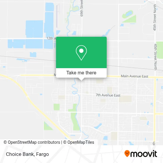 Choice Bank map
