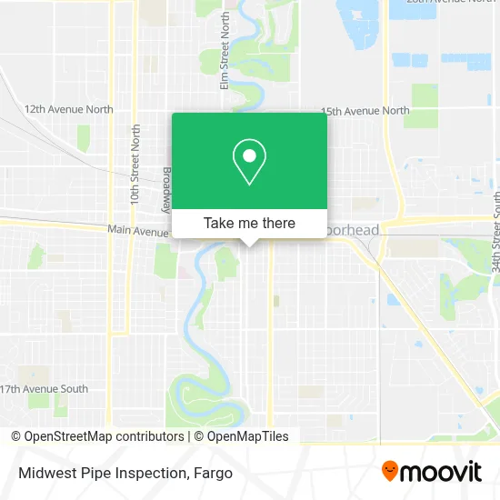 Midwest Pipe Inspection map