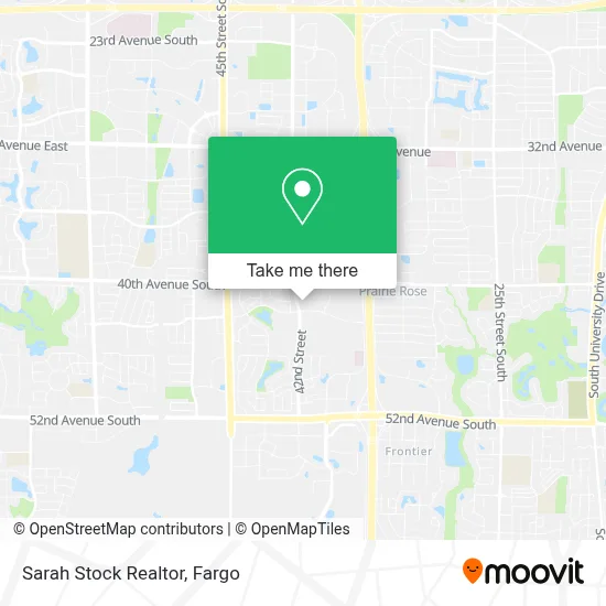 Sarah Stock Realtor map