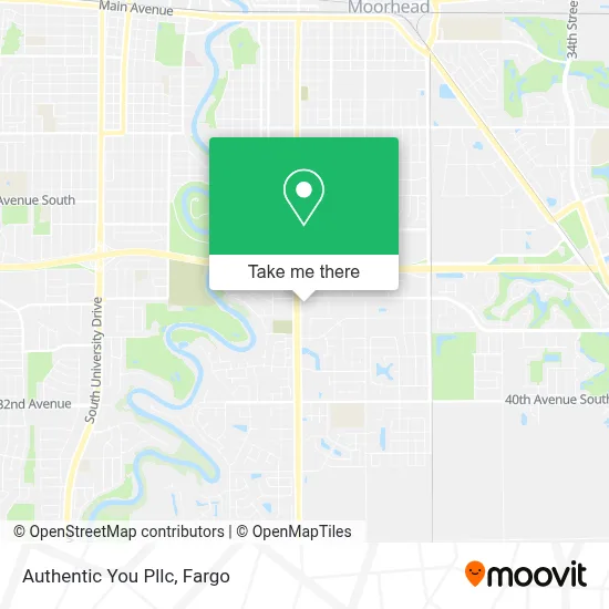 Authentic You Pllc map
