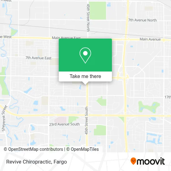 Mapa de Revive Chiropractic