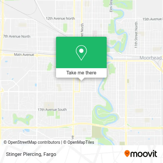 Stinger Piercing map